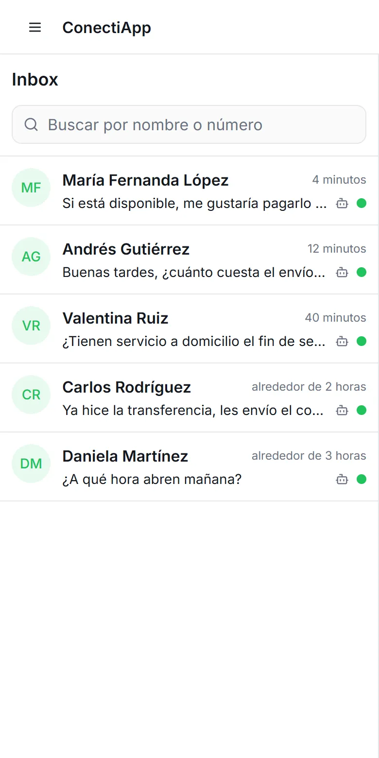 ConectiApp en el celular